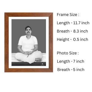 Barda Black and White Photo |Classic Monochrome Portrait | Home, Puja room, Office, or Gallery