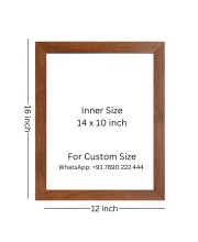 A P J Abdul Kalam & Famous Quote Brown Frame, 12x16InchesInspirational Wall Art for Office, Home DecorIdeal Spiritual Gift