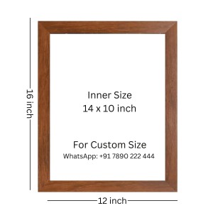 A P J Abdul Kalam & Famous Quote Brown Frame, 12x16InchesInspirational Wall Art for Office, Home DecorIdeal Spiritual Gift