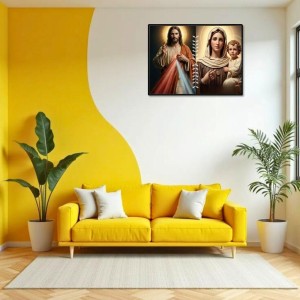 Jesus Lady Of FatimaLaminated Photo - 11x13 Inches, Divine Blessings For Home & Office And Temple Decoration (F16232) Jesus Lady Of FatimaLaminated Photo - 11x13 Inches, Divine Blessings For Home & Office And Temple Decoration (F16232)