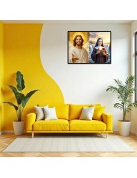 Jesus Christ - St. Therese Of Lisieux Laminated Photo - 13x15 Inches, Divine Blessings For Home & Office And Temple Decoration (F16251)