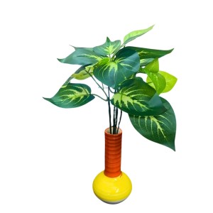 Ceramic Decorative Flower Vase for Living Room, Bedroom & Dining Table | Modern Glossy Finish Vase for Home Decor & Gifting (Multicolor)