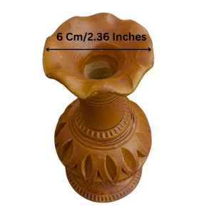Handcrafted Terracotta Flower Vase – Traditional Earthen Decorative Pot for Home & Office Décor (7 x 3 Inches)