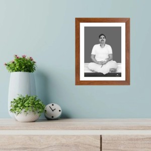 Barda Black and White Photo |Classic Monochrome Portrait | Home, Puja room, Office, or Gallery
