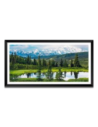 Nature Landscape Floating Frame Scenery Digital Print - (I5725) - 24x36 inch Modern Nature Wall Art for Living Room, Bedroom, Office, Hotels, Drawing Room