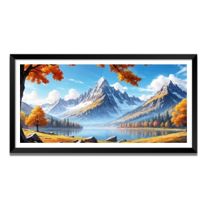 Nature Landscape Floating Frame Scenery Digital Print - (I5648) - 24x48 inch Modern Nature Wall Art for Living Room, Bedroom, Office, Hotels, Drawing Room Nature Landscape Floating Frame Scenery Digital Print - (I5648) - 24x48 inch Modern Nature Wall Art for Living Room, Bedroom, Office, Hotels, Drawing Room