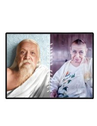 Sri Aurobindo & The Mother Laminated Photo - 5x7 Inches, Divine Blessings For Home & Office And Temple Decoration (F16148)