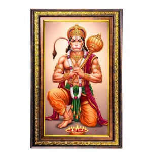 Lord Hanuman Digital Golden Balck Color Photo Frame | Hindu Religious Wall Decor | 14x20 Inches - Inspirational Wall Art For Office, Home Decor - Ideal Spiritual Gift (F16562) Lord Hanuman Digital Golden Balck Color Photo Frame | Hindu Religious Wall Decor | 14x20 Inches - Inspirational Wall Art For Office, Home Decor - Ideal Spiritual Gift (F16562)