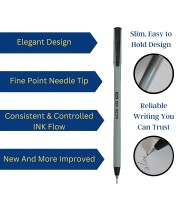 AGNI 4G Pro | Pack of 20 Units | Black Direct-Fill Pens | 0.7 mm Tip size | Ideal for Students and Professionals | Suitable for School and Office Writing