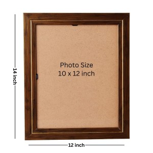 Hitech Sales Tirupati Balaji with Ashta Lakshmi Photo Frame for Pooja Room, Temple Decor, Home Decoration and Gift (Wall and Tabletop, Rectangular, Printed Photo, 12 x 14 inches Frame, Brown)