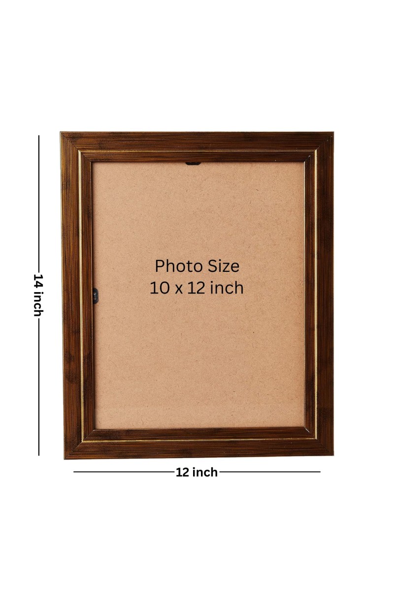 Hitech Sales Nature Scenery Photo Frame for Kids Room, Bedroom, Living Room (Wall and Tabletop, Rectangular, Printed Photo, 12 x 14 inches Frame, Brown)