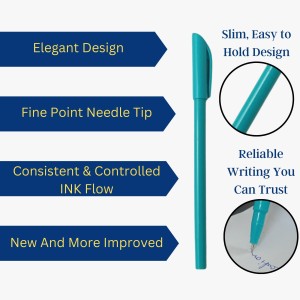 Hitech Sales Ball Pen, Best Blue Ball Pens for Smooth Writing for Students and Professionals Stationery (25 Pieces)