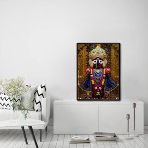 Jagannath Laminated Photo - 5x7 Inches, Divine Blessings for Home & Office and Temple Decoration