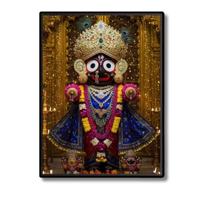 Jagannath Laminated Photo - 5x7 Inches, Divine Blessings for Home & Office and Temple Decoration