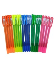 HiTechMart Kundan Df Pen Throw Scented Blue Ink | Ball Pen Box | Slim & Multi Color Body Pens Easy to hold | Pack of 1, P-20 | Smooth Writing use for Study, Office Work HiTechMart Kundan Df Pen Throw Scented Blue Ink | Ball Pen Box | Slim & Multi Color Body Pens Easy to hold | Pack of 1, P-20 | Smooth Writing use for Study, Office Work