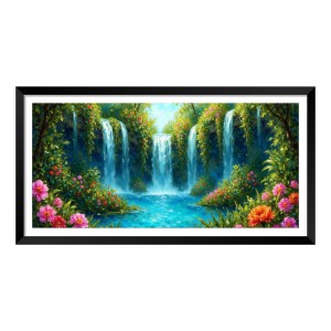 Nature Landscape Floating Frame Scenery Digital Print - (I5905) - 18x36 inch Modern Nature Wall Art for Living Room, Bedroom, Office, Hotels, Drawing Room Nature Landscape Floating Frame Scenery Digital Print - (I5905) - 18x36 inch Modern Nature Wall Art for Living Room, Bedroom, Office, Hotels, Drawing Room