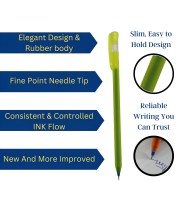 HiTechMart Kundan Df Pen Throw Scented Blue Ink | Ball Pen Box Pack | Slim & Multi Color Body Pens Easy to hold | Pack of 1, P-20 | Smooth Writing use for Study, Office Work HiTechMart Kundan Df Pen Throw Scented Blue Ink | Ball Pen Box Pack | Slim & Multi Color Body Pens Easy to hold | Pack of 1, P-20 | Smooth Writing use for Study, Office Work