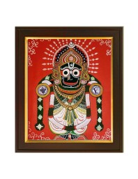 Hitech Sales | Jagannath Photo Frame | Lord Jagannath Wall Painting For Home Decoration And Gifting size: 10x12 inch
