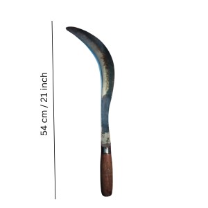 Katari Steel Billhook (Aruval) | Traditional South Indian Iron Knife for Cutting Plants, Vegetables & Agricultural Use Katari Steel Billhook (Aruval) | Traditional South Indian Iron Knife for Cutting Plants, Vegetables & Agricultural Use
