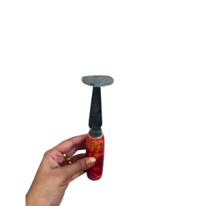 Coconut Peeler Scraper with Wooden Handle | Traditional Manual Coconut Scrapper Tool for Easy Coconut Cutting & Grating.