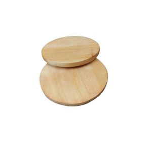 Natural Wooden Lids for Glass Tumblers & Carafes â€“ Airtight Drink Covers & Mini Tray Coasters â€“ Pack of 2 | Multipurpose Wooden Lid Coaster Combo for Home & Kitchen