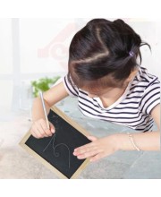 Wooden Frame Black Slate Board for Kids
