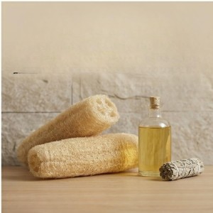 Natural Loofah Sponge for Bath & Body Scrubbing | Eco-Friendly Shower Scrubber for Skin Care & Cleaning (Pack of 2)