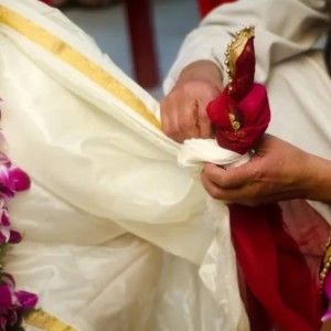 Silk JOR for Groom | Traditional Wedding Gathbandhan Jod with Handcrafted Silk Border | Sacred Jori Cloth for Hindu Marriage Ceremony, Vivah Rituals & Special Occasions