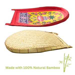 Handicrafts Bamboo Kulo Tray – Handmade & Hand-Painted Bamboo Soop/Basket for Puja, Home Decor, Storage & Gifting | Eco-Friendly Traditional Bengali Tray বাà¦à¦¶à§‡à¦° কà§à¦²à§‹ (13 x 17 inch) Handicrafts Bamboo Kulo Tray – Handmade & Hand-Painted Bamboo Soop/Basket for Puja, Home Decor, Storage & Gifting | Eco-Friendly Traditional Bengali Tray বাà¦à¦¶à§‡à¦° কà§à¦²à§‹ (13 x 17 inch)
