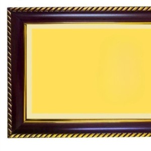 Bramha Vishnu Mahesh Photo Frame 8x4 Inch | Glossy Maroon Polystyrene Frame | Divine Wall & Table Decor | Temple Decoration & Gift Item (Pack Of 1) (F20180)